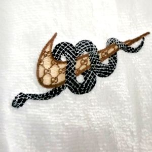 Nike Swoosh Gucci Snake Embroidered Hand Towel